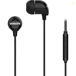 PHILIPS Audio TAE1159BK/00 in-Ear Wired Earphones with C-Type Jack, 10