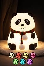 CRAE Panda Night Lamp for Kids | Adorable Room Decor & Lover Gifts for Teen Girls Boys | Night Light for Cute Baby Room,Table,Beside
