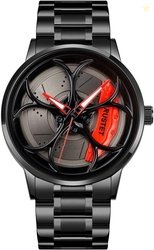 RUSTET Men Analog Watch - For Men New Wheels Rolling Creative Fashion