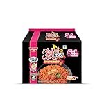 Nissin Geki Korean Ramen Spicy Kimchi Instant Noodles 5 in1, 400gm
