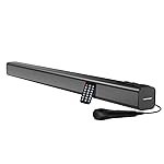 Blaupunkt SBA50 PRO Wireless Bluetooth Soundbar with 2400 mAh Built-in Battery I 4 Full Range Speakers I HD Sound I Sleek Premium Design I Guitar & Mic Input for Karaoke I EQ Modes