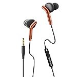 ZEBRONICS Bro 3.5Mm Wired in Ear Earphones, in-Line Mic, Deep Bass, 1.2M Strong and Long Lasting Cable, Light Weight, Compatible with Mobile | Tablet | Laptop (Orange) (âZeb-Bro)