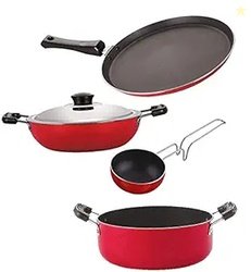 Nirlon Non Stick Coated Dishwasher Safe Aluminium Kitchen Utencils Gif