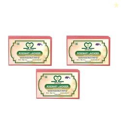 S2M Herbal Rosemary Lavender Soap (3 x 125 g)