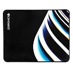 ZEBRONICS MSP-X2 Mouse Pad, for Speed and Precision Operation, Smooth Cloth Surface, Roll and Go, Optimised for All Mouse Sensors, Anti Slip Rubber Base, Surface of 260 x 210 mm
