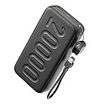 Ambrane 20000mAh Powerbank with in-Build Type C Cable, 22.5W Fast Charging, USB & Type C Output, Power Delivery, Quick Charge for iPhone, Android Mobile & Tablets, Earbuds, (Stylo N20, Black)