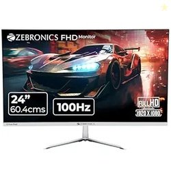 ZEBRONICS A24FHD LED Monitor, 24 inch (60.96cm), 250 nits, 100Hz, Slim