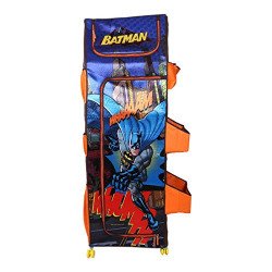 PrettyKrafts Batmen Fun Closet 4 Shelves, Kids Folding Wardrobe