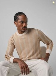 Mufti Striped Pure Cotton Pullover