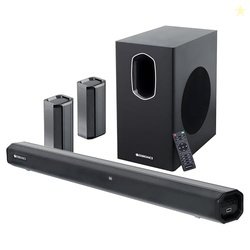 ZEBRONICS Juke BAR 7600 Soundbar, 300 Watts, 5.1 Surround, Dual Rear S