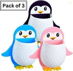 Flipkart SmartBuy ( Pack of 3 ) Penguin Toothbrush Holder/Brush Stand/