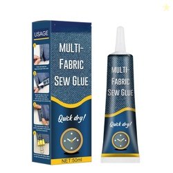 Quick Dry Fabric Glue  Ultra-Stick No-Sew Liquid Adhesive for Clothes