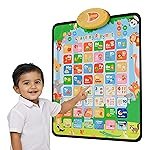 Lifelong Smart Learning Playchart Playmat for Kids 2+ Years, Quiz & Spelling Modes, English Hindi Alphabet Number Picture Words, Music, Touch Activated Educational Mat