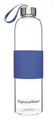 Signoraware Aqua Star Borosilicate Glass Bottle | Airtight & Leakproof