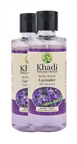 Khadi Natural Herbal Body Wash (Lavender and Ylang Ylang) 420 ML