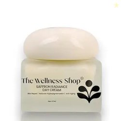 The Wellness Shop Saffron Radiance Day Cream  (50g) Brightening & Hydr