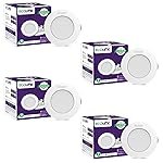 EcoLink 2-inch Deep 3W Junction Box LED Downlighter (Blue,Pack of 4)