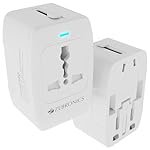 Zebronics 1500W All-in-One Universal Travel Adapter, Upto 6A, Universal Socket, Swappable Pins for EU|KR|UK|US|JP|AUS|CN, for Mobile, Tablets, Laptops, & Grooming Devices (Travmate 120)