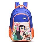 Skybags Blossom School Bag for Girls, Backpack for Kids & Women with 3 Compartments, Bottle Holders & Air Mesh Back | Trendy Backpack for School