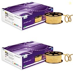 EcoLink 30 Meter LED Rope Light 2835 (Warm White, Pack of 2)