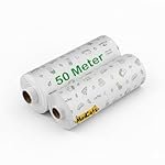 Mad Cat 50 Meters (50Mtr+50 Mtr, Pack of 2) Food Wrapping Roll – Premium Non-Stick Butter Wrap. Food Wrapping, Re-heatable, Oven Safe Parchment