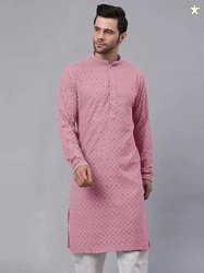 Almora Men Cotton Rayon Kurta Pyjama Set