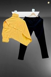 jumi enterprise Men Cotton Blend Shirt Pant Set