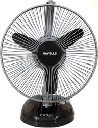 HAVELLS Birdie with 2 Year Warranty Energy Saving 230 mm Table Fan(Bla