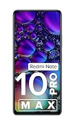 Redmi Note 10 Pro Max (Glacial Blue, 6GB RAM, 128GB Storage) -108MP Quad Camera|120Hz Super Amoled Display