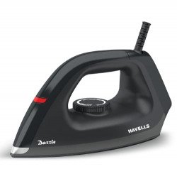 Havells Dry Iron Dazzle 1100 Watts, Iron Press, Greblon Non Sick Solep