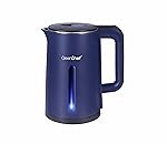 Greenchef Glitter Cordless Pot with cool touch body 1500 watts Blue Electric Kettle (1.8 L), Power Indicator, Easy press for Lid open, Auto shut off, Anti rust, Boil dry protection