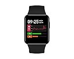 GOQii Smart Vital Lite SpO2 1.4″ HD Full Touch, Smart Notification Waterproof Smart Watch for Android Phones, Blood Oxygen, Fitness, Sports & Sleep Tracking with 3 Months Personal Health Coaching