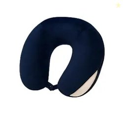 Travel Neck Pillow with Memory Foam  Soft & Supportive U-Shape Cushion