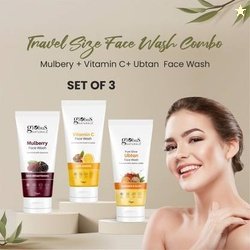 Globus Naturals Face Care combo-Mulberry, Vitamin C, Ubtan Face Wash(2