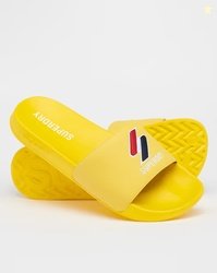 SUPERDRY Core Pool Sliders with Brand Print