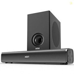 Mivi Hip Hop 300 Soundbar with Subwoofer [2025 Latest Launch], 90 Watt