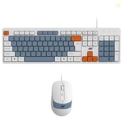 Ant MASTER 20 Wired Combo Keyboard & Mouse Set | 104 Key Membrane Keyb