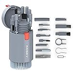 Ambrane 20-in-1 Cleaning Kit for Smartphones, Tablet, PC Computer, Laptops, Keyboards, DSLR Camera Lens, Earphones, Airpods with Screen Dust Brush, Key Puller & Spray Bottle (ACK-01, Grey)