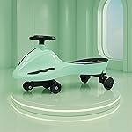 Kidsmate Drift Swing Car for Kids – Ride-On Toy with PU Wheels, Non-Slip Pedals, and 360Â° Rotating Steering for Easy Navigate The Car for Ages 3 and Up -Sea Green