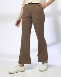 RIO Women Straight Fit Flat-Front Trousers