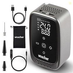 Woscher i23 Cordless, 4500 mAh Battery & 12V USB Port Portable Tyre In