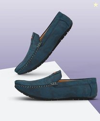 LEATHERKRAFT Loafers For Men(Blue , 6)