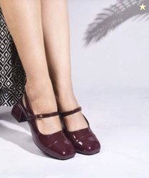 Feet Runner Women Heels Sandal(Maroon , 8)