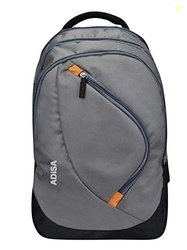 ADISA Light Weight Polyester Casual Backpack (BP110-GREY)