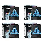 Sturlite Skycon 3 Pin Plug| 2-Pin & 3-Pin Socket| 6 Amps Universal AC Travel Adapter| Strong Polycarbonate Body Socket| Compact Converter Plug for Travel, Home & Office Use – (Black) (Pack of 4)