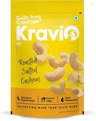 Kravio Roasted Crunchy Salted Cashew Nuts, Healthy Snacks Protein Dry