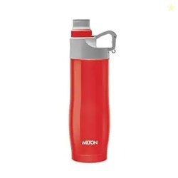 Milton Alpha 500 Stainless Steel Sports Water Bottle, 480ml/89mm, Red