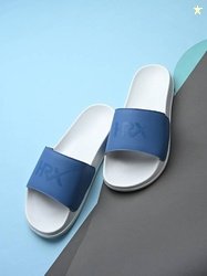 HRX by Hrithik Roshan Men Slides(Blue, Grey , 8)
