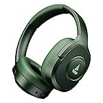 Boat (2025 Launch) Rockerz Plus 550 ANC, (~40dB) Hybrid ANC, 80Hrs Playback, 40ms Low Latency Beast Mode, 40mm Drivers, BT v5.4, Bluetooth Headphones, Wireless Headphone with Mic (Green Militia)