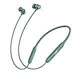 boAt 2025 Launch Rockerz 301 ANC, (~30dB) ANC, 13mm Drivers,ENx, 40ms Low Latency,Hall Switch,40H Battery, Stream Ad Free Music via App Support, Bluetooth Neckband, Wireless with Mic Earphones (Green)